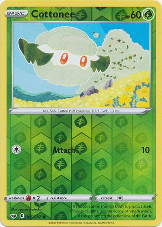 Cottonee  005/202 - Reverse Holo