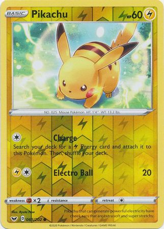 Pikachu 065/202 - Reverse Holo