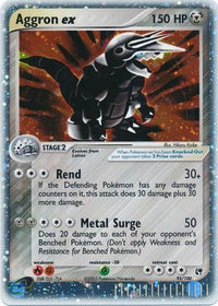 Aggron ex 95/100-Kantocards
