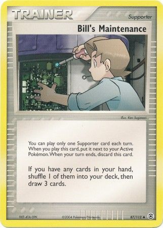 Bill's Maintenance 87/112