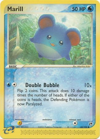 Marill 68/100-Kantocards