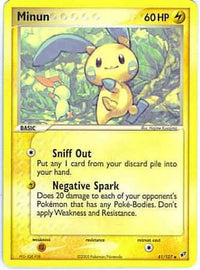 Minun 41/107-Kantocards