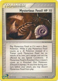 Mysterious Fossil 91/100-Kantocards