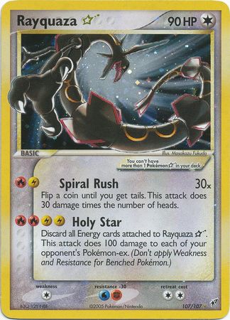 Rayquaza Star 107/107-Kantocards