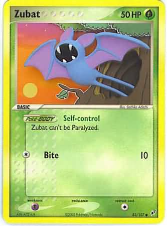 Zubat 83/107-Kantocards
