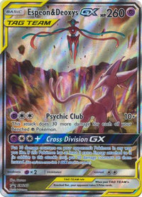 Espeon & Deoxys Tag Team GX SM240-Kantocards