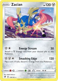 Zacian 139/192-Kantocards