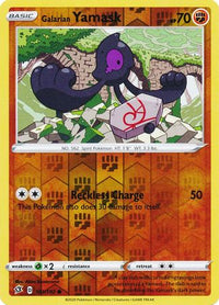 Galarian Yamask 101/192 - Reverse Holo-Kantocards