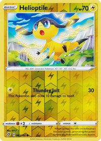Helioptile 063/192 - Reverse Holo-Kantocards