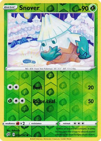 Snover 012/192 - Reverse Holo-Kantocards