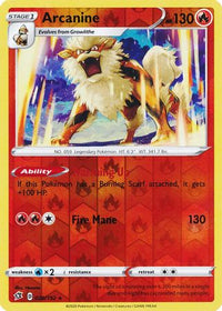 Arcanine 028/192 - Reverse Holo-Kantocards
