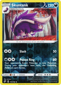 Skuntank 115/192- Reverse Holo-Kantocards