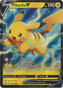 Pikachu V SWSH063-Kantocards