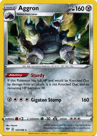 Aggron 123/189 - Holo