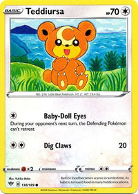 Teddiursa 138/189-Kantocards