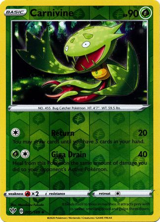 Carnivine 005/189 - Holo Reverse