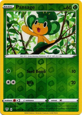Pansage  006/189 - Holo Reverse