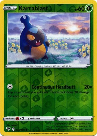 Karrablast  008/189 - Holo Reverse