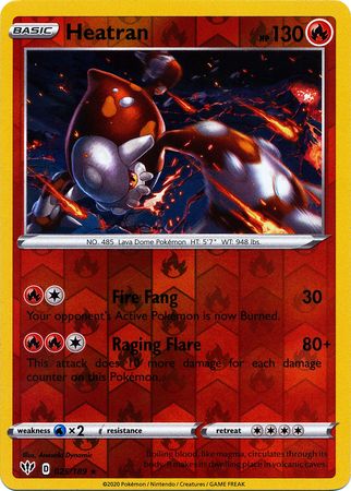 Heatran 025/189 - Holo Reverse