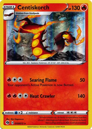 Centiskorch 010/073 - Holo