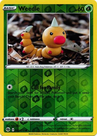 Weedle 002/073 - Holo Reverse