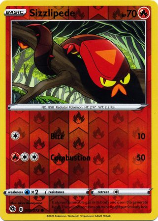 Sizzlipede 009/073 - Holo Reverse