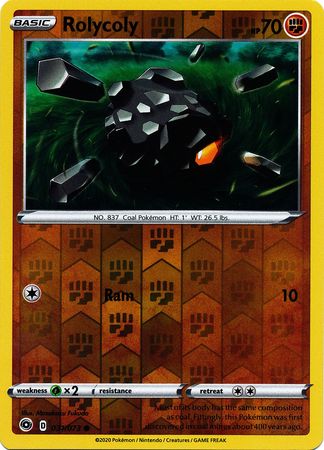Rolycoly  031/073 - Holo Reverse