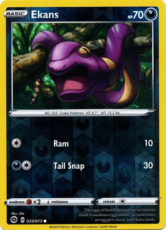 Ekans 033/073 - Holo Reverse