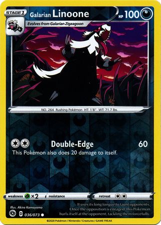 Galarian Linoone 036/073 - Holo Reverse