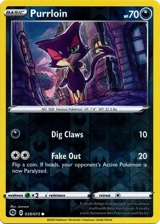 Purrloin  039/073 - Holo Reverse