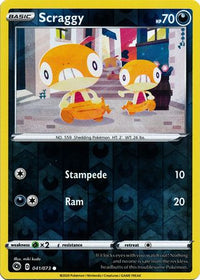 Scraggy 041/073 - Holo Reverse-Kantocards