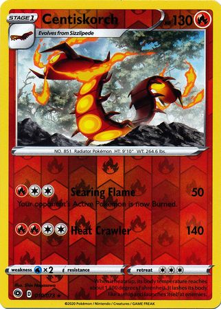 Centiskorch 010/073 - Holo Reverse