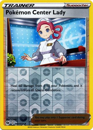 Pokémon Center Lady  060/073 - Holo Reverse