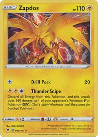 Zapdos 048/185 - Holo-Kantocards