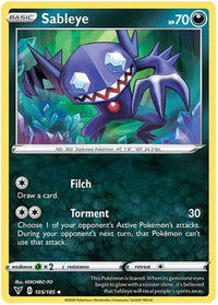 Sableye 105/185-Kantocards