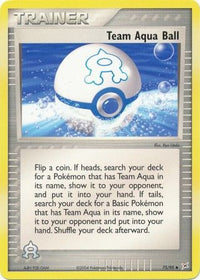 Team Aqua Ball 75/95-Kantocards