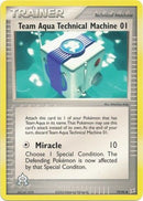 Team Aqua Technical Machine 01 79/95-Kantocards