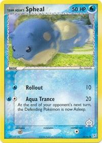 Team Aqua's Spheal 57/95-Kantocards