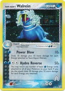 Team Aqua's Walrein 6/95-Kantocards
