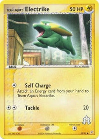 Team Aqua's Electrike 53/95-Kantocards