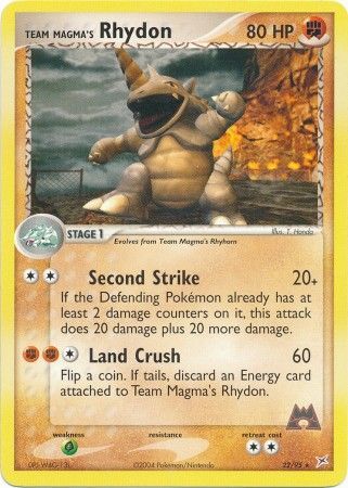 Team Magma's Rhydon 22/95
