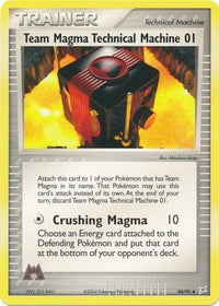 Team Magma Technical Machine 01 84/95-Kantocards