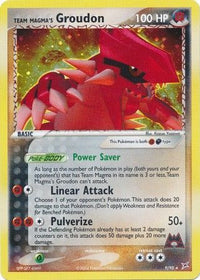 Team Magma's Groudon 9/95-Kantocards