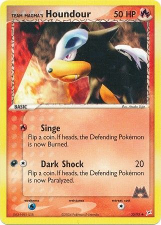 Team Magma's Houndour 35/95