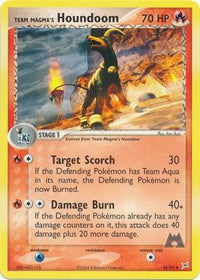 Team Magma's Houndoom 34/95-Kantocards