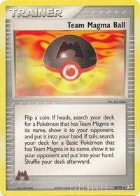 Team Magma Ball 80/95-Kantocards