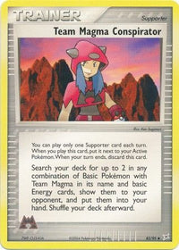 Team Magma Conspirator 82/95-Kantocards