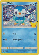 Piplup 20/25 25 Aniversario Holo-Kantocards