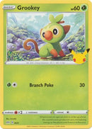 Grookey 8/25 25 Aniversario-Kantocards