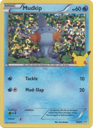 Mudkip 19/25 25 Aniversario Holo